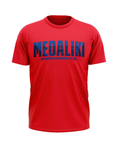 Koszulka męska Medaliki - czerwona