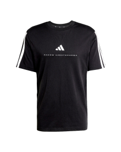 Koszulka adidas Essentials 3-Stripes - czarna