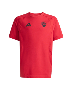 Koszulka dziecięca adidas Tiro Travel - czerwona