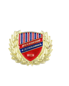 Pins z wieńcem złoty (mosiądz)