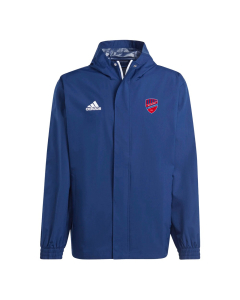Kurtka przeciwdeszczowa adidas - granatowa