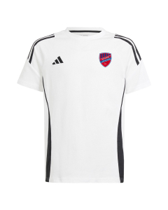 Koszulka dziecięca bawełniana adidas - biała
