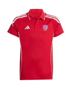 Polówka adidas junior Tiro 25 Competition - czerwona