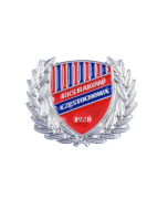 Pins z wieńcem srebrny (alpaka)