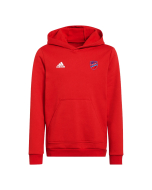 Bluza dziecięca adidas hoodie - czerwona
